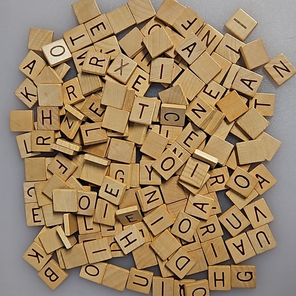 Scrabble's vintage ANAGRAMS 177 tiles original box instructions 1964 - Picture 7 of 10